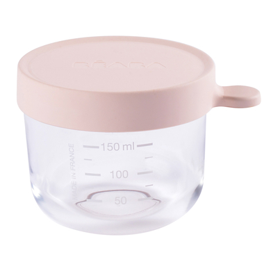 BEABA Pot de conservation verre rose 150 ml
