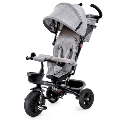 Kinderkraft 6 in 1 Dreirad Aveo, grau