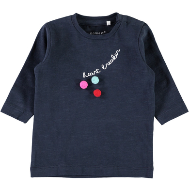 Image of name it Girls Maglia a maniche lunghe Nete, blu scuro059