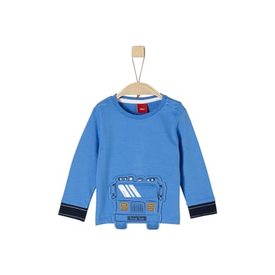 s.Oliver Boys Camisa de manga larga azul coche