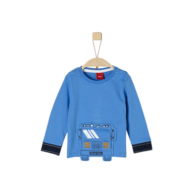 s.Oliver Boys Chemise manches longues bleu voiture