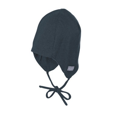 Sterntaler Bonnet tricoté en jersey marine
