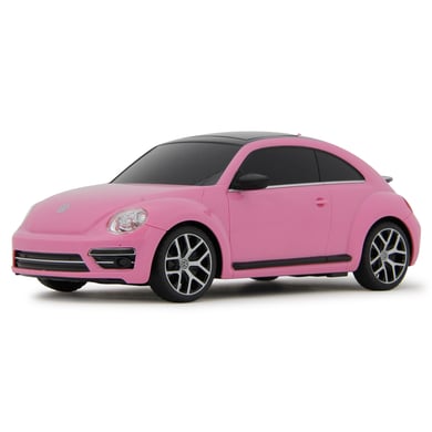 JAMARA VW Coche teledirigido Beetle 1:24 rosa 27MHz