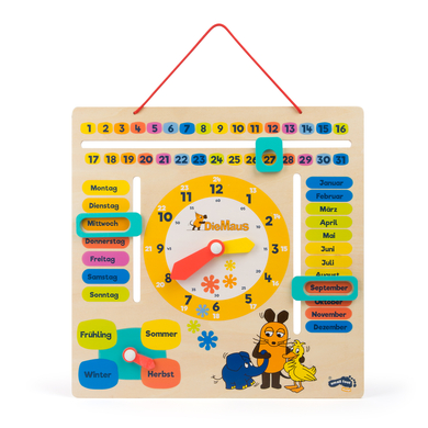 Image of small foot ® L'orologio didattico del mouse con calendario