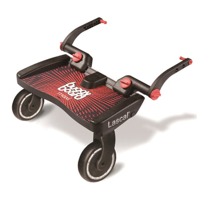 Lascal Planche à roulettes poussette Buggy Board Maxi rouge