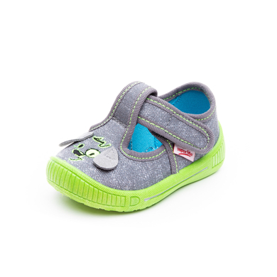 superfit Chaussons enfant scratch Bully gris