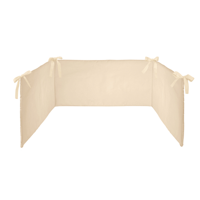 SONNE Tour de lit enfant uni naturel 26x180 cm