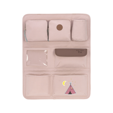 LÄSSIG Vide-poche voiture Car Wrap to Go Adventure tipi rose