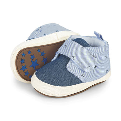 Sterntaler Boys Chaussure bébé, ciel