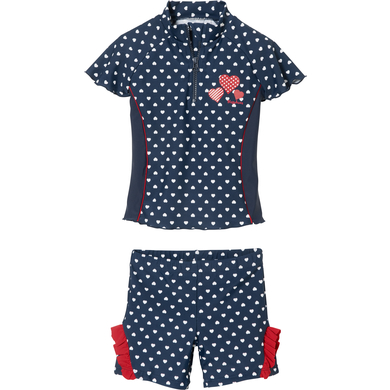 Playshoes Maillot de bain enfant 2 pièces anti-UV coeurs