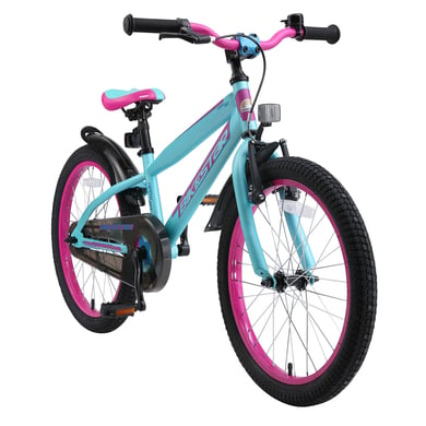 bikestar Bicicleta infantil 20 Classic Berry-Turquesa