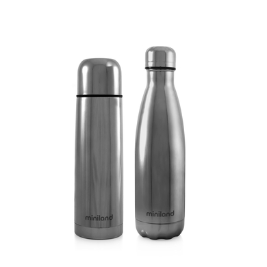 miniland Thermos myBaby&me argenté 500 ml