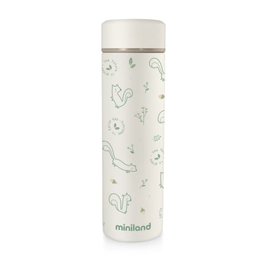 Image of miniland natur Thermos beige /verde 450 ml059