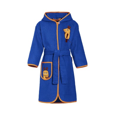 Playshoes Frotte-Bademantel Die Maus marine