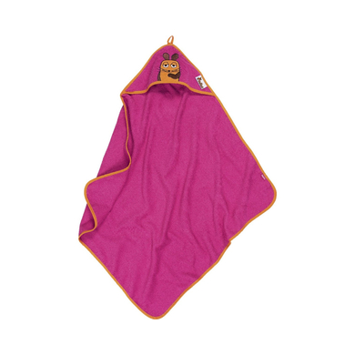 Playshoes Cape de bain enfant La souris éponge rose