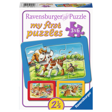 Image of Ravensburger Il mio first puzzle - I miei figli animali