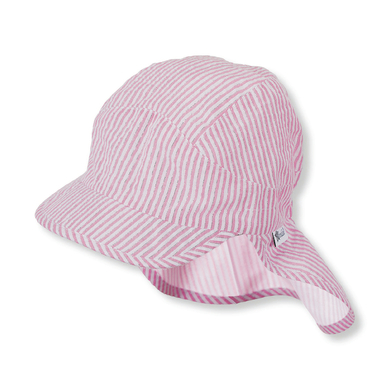 Sterntaler Casquette à visière avec protège-cou fleur d'amandier