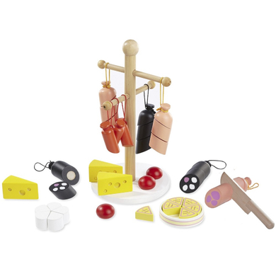 howa® Kit accessoires saucisses fromages pour marchande enfant bois