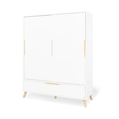 Pinolino Armoire enfant 2 portes Move bois blanc/naturel