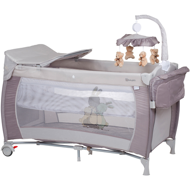 Image of babyGO Lettino da viaggio Sleeper deluxe - beige059