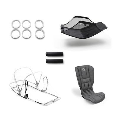 bugaboo Style Set Bee 5 Gris Melange