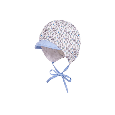 Image of maximo Boys Cappello copriorecchie Cactus, bianco/indaco059