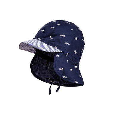 maximo Boys Bonnet pare-soleil voiture blanc marine