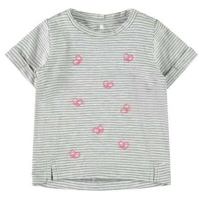 name it Girl s Mélange T-Shirt Fantasia Gris Fantasia