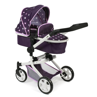 BAYER CHIC 2000 Poussette poupon combinée MIKA Stars violet