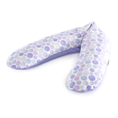 THERALINE Housse de coussin d'allaitement Original pois violet