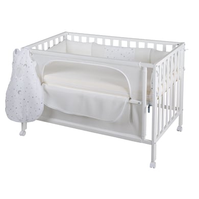 roba Lit cododo safe asleep® magie des étoiles bois blanc 66x126 cm
