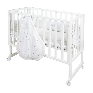 roba Safe asleep® 3 i 1 Starry magic barnsäng vit