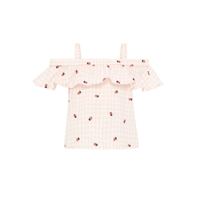 name it Girl s Tank Top Crème aux fraises