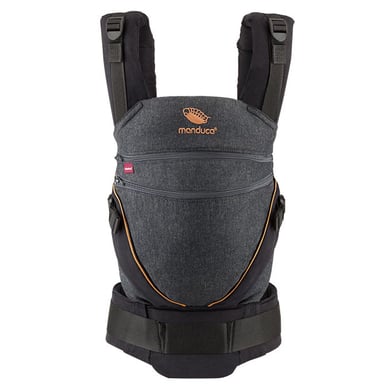 manduca Portabebés XT Cotton Denimblack-Toffee