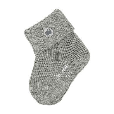 Sterntaler Babystrumpor ull silvermelerad