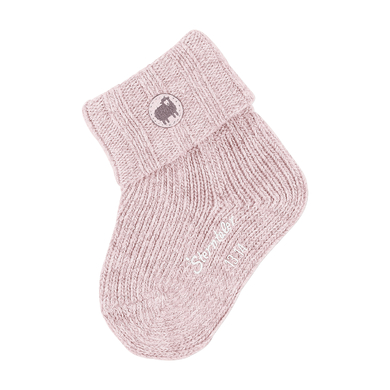 Sterntaler Chaussettes bébé laine rose pâle