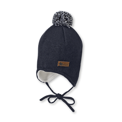 Sterntaler Bonnet tricoté garçon marine