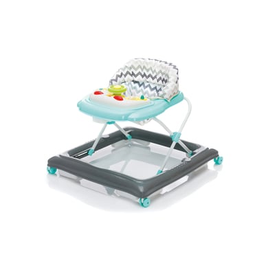 fillikid Baby walker grå / mynta med sicksackkrok