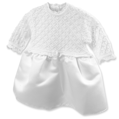 HOBEA Robe de cérémonie enfant Sarah noeud satin blanc
