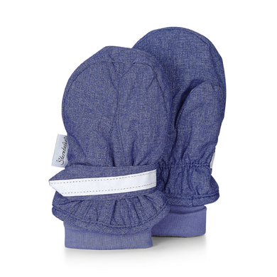 Sterntaler muffola Cotone in pile di colore blu inchiostro