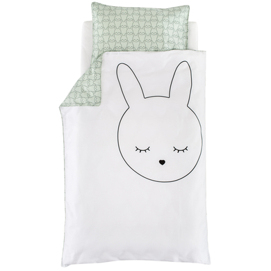 Träumeland Parure de lit enfant lapin 40x60/100x135 cm