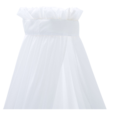 Träumeland Ciel de lit enfant uni blanc 180 cm