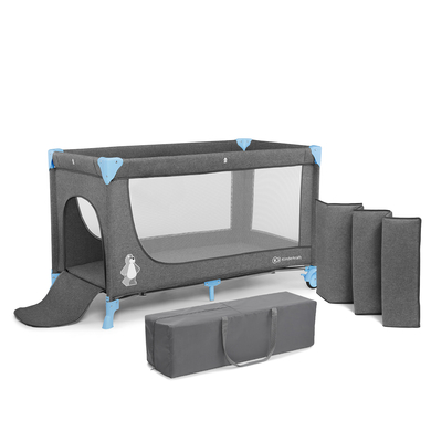 Kinderkraft Lit parapluie Joy bleu 120x60 cm