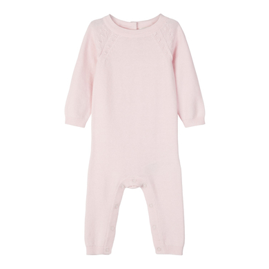 Name it Girls Gebreide jumpsuit Omulle barely roze