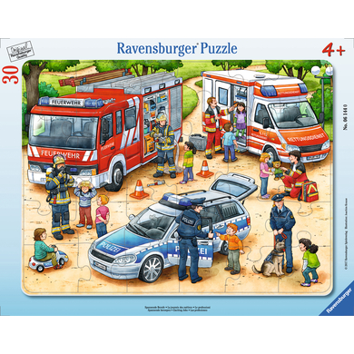 Ravensburger Puzzle de marcos - profesiones apasionantes, 30 piezas