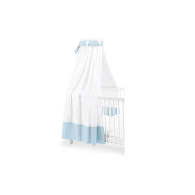 Pinolino Ciel de lit enfant blanc/bleu clair 140x70 cm