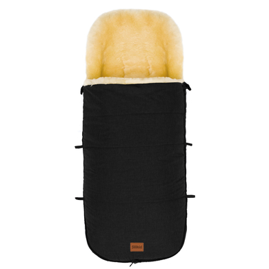 fillikid Chancelière pour poussette Makalu agneau, mélange noir