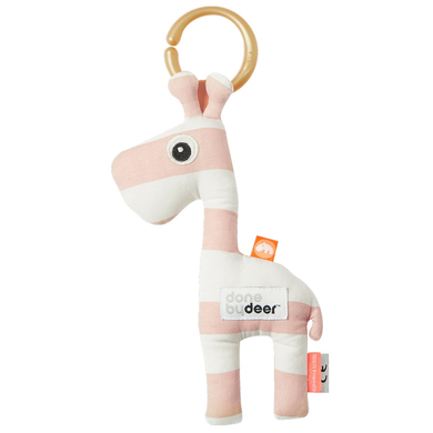 Done by Deer™ Hochet pour poussette girafe Raffi rose