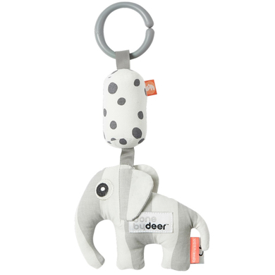 Image of Done by Deer ™ Sonaglio per passeggino Elephant Elphee, grigio