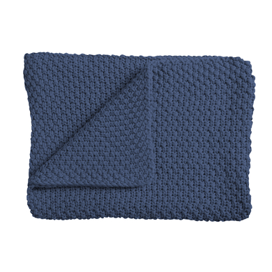Schardt Couverture bébé tricot 75x100 cm bleu foncé